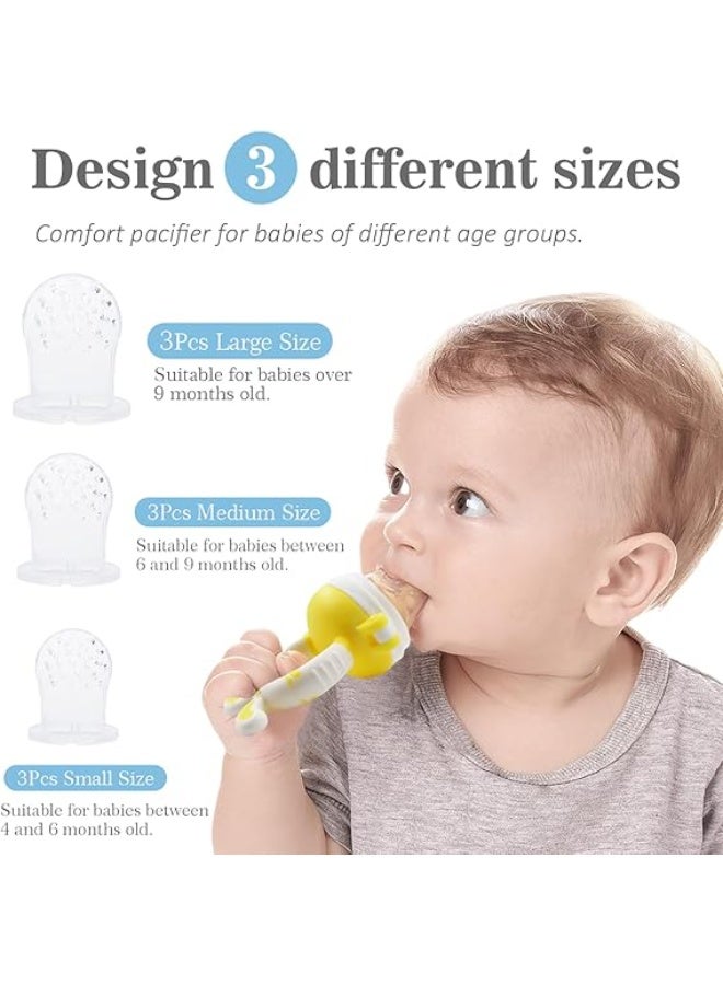 شيكو لهاية تغذية طعام الفاكهة للأطفال - مغذي طعام طازج، لعبة تسنين الفاكهة للأطفال من عمر 3 إلى 24 شهرًا - Image 5